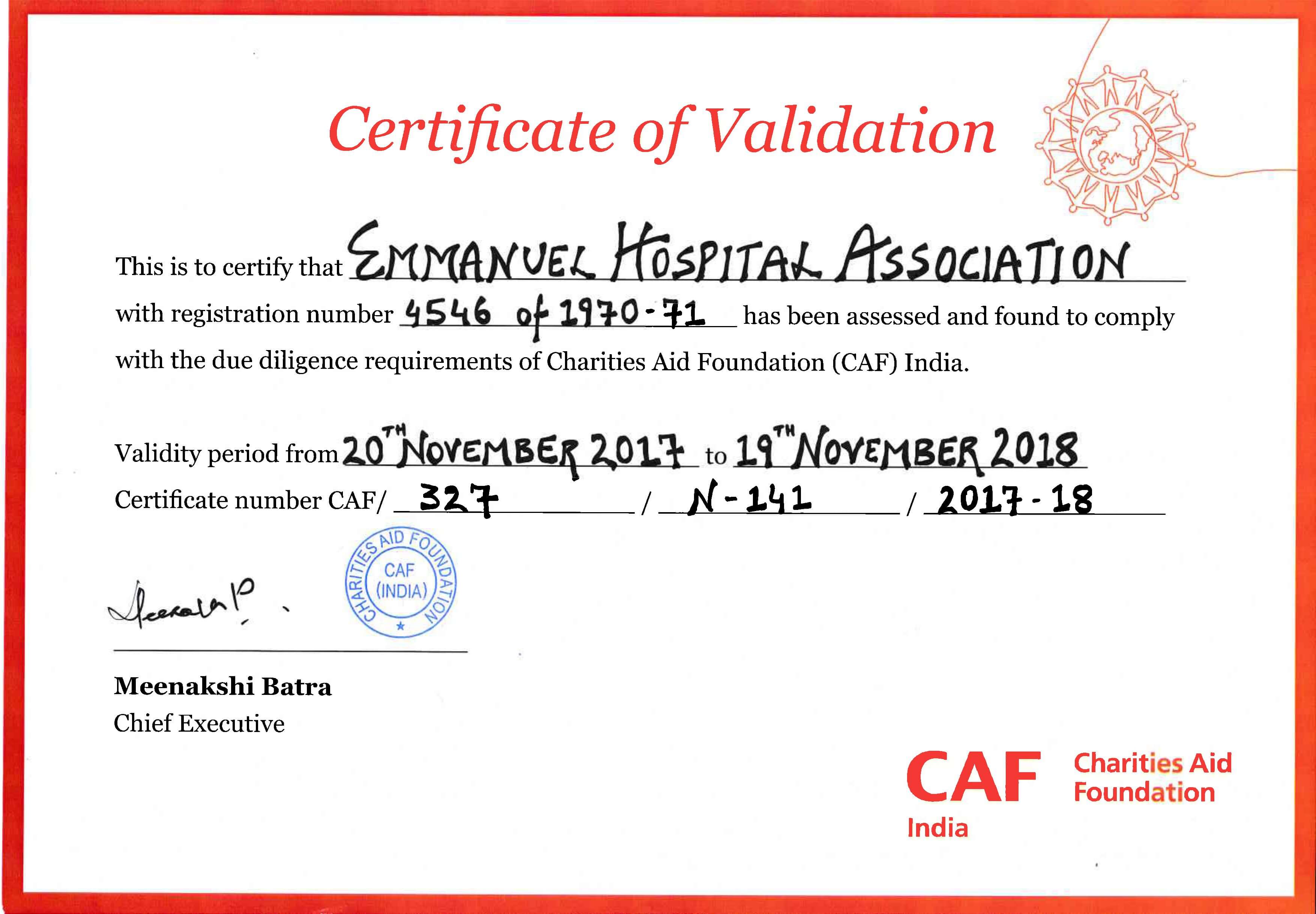 Validate certificate