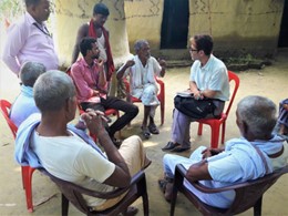 Interaction with village leaders 
